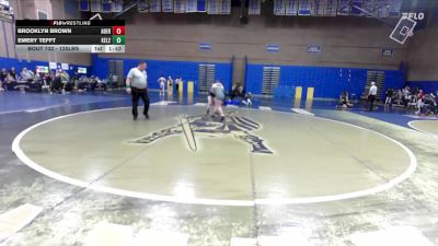 125lbs Champ. Round 3 - Emery Tefft, Kelso 2 (Girls) vs Brooklyn Brown, Aberdeen (Girls)