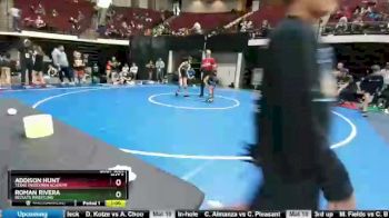 75 lbs Cons. Round 2 - Roman Rivera, ReZults Wrestling vs Addison Hunt, Texas Takedown Academy