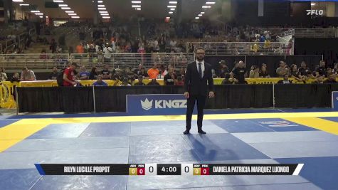 Daniela Patricia Marquez Luongo vs Rilyn Lucille Propst 2025 Pan Kids Jiu-Jitsu IBJJF Championship