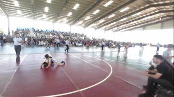 66 lbs 2nd Place - Jd Alguire, New Mexico Bad Boyz vs Cree Garza, Spokane Wrestling