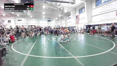 125 lbs Quarterfinal - Griffin Tibai, The Asylum Yellow-HS vs Aiden Velzy, Northern Elite-HS