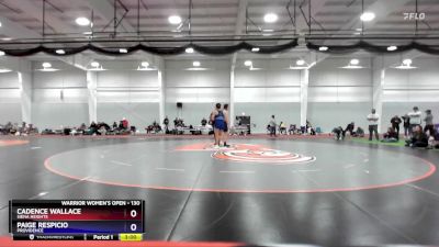 130 lbs Cons. Round 3 - Cadence Wallace, Siena Heights vs Paige Respicio, Providence