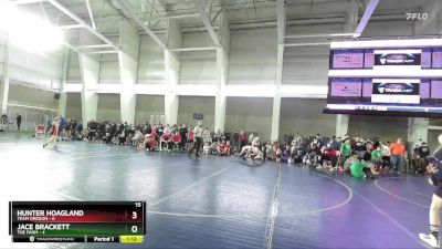 87 lbs Quarters & Wb (16 Team) - Jace Brackett, The Farm vs Hunter Hoagland, Team Oregon