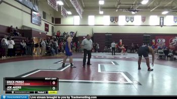 195 lbs Cons. Round 2 - Erick Perez, Clarion-Goldfield-Dows vs Joe Akers, West Liberty