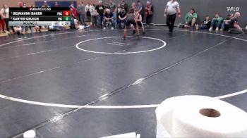 120 lbs Round 2 - Karter Deleon, Emmett Wrestling Club vs DeShaunn Baker, Idaho Falls Wrestling Club