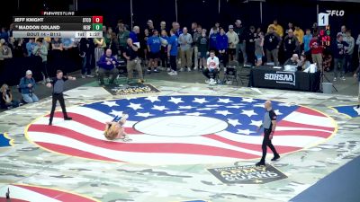 Champ. Round 1 - Jeff Knight, Stanley County vs Maddon Odland, Redfield