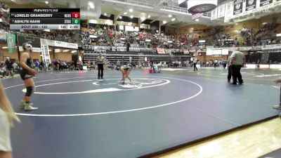 130 lbs Semifinal - Ashlyn Hahn, Stockton HS vs Lorelei Granberry, Norton Community HS