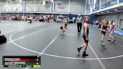 60 lbs Round 1 (6 Team) - Graham Dyson, Mat Assassins Black vs Zachary Hernandez, Vipers Wrestling