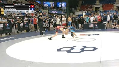 94 lbs Champ. Rd Of 64 - Ezra Cappa, Indiana vs Diego Garcia, Colorado
