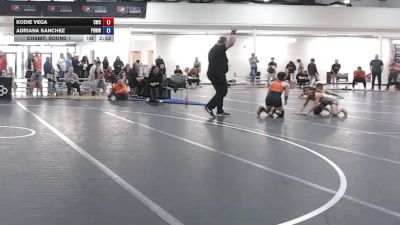 110 lbs Champ. Round 1 - Adriana Sanchez, Purdue University Women's Wrestling Club vs Kodie Vega, Cowgirls Wrestling Club