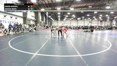 132 lbs Consi Of 32 #1 - Caiden Skidgell, ME vs Hudson Berry, NH