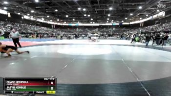 126 lbs Cons. Round 6 - Jabyn Kemble, Middleton vs Chase Hemphill, Crook County