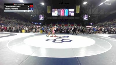 115 lbs Cons. Rd Of 32 - Marlina Martinez, OR vs Brennli Wilkens, ND
