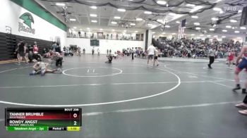 100 lbs Quarterfinal - Tanner Brumble, BullTrained vs Rowdy Angst, Victory Wrestling