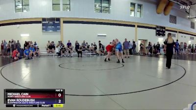 165 lbs Quarterfinal - Michael Cain, Husky Wrestling Club vs Evan Roudebush, Bloomington South Wrestling Club