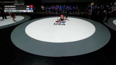 150 lbs Cole Schmidt, CMWA - Coastal Mountain Wrestling Association vs Lucas Mojica, LAWA - Los Angles Wrestling Association
