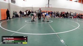 165 lbs Cons. Round 2 - JAXSON SHAFFER, Madison (Mansfield) vs Peyton Franks, Clyde