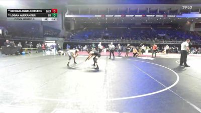 132 lbs Cons. Round 5 - Logan Alexander, Del Oro vs Michaelangelo DeLeon, Oakdale