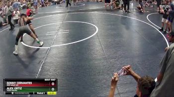 90 lbs Quarterfinal - Alex Ortiz, Team Selma vs Sonny Cervantes, RED WAVE WC