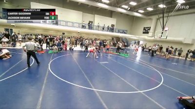 144 lbs Quarterfinal - Carter Goodwin, Sanderson Wrestling Academy vs Jackson Bevans, Park City Wrestling Club
