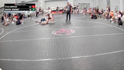 126 lbs Round 4 (6 Team) - Masón Whitney, Mat Assassins vs Kyle Simpson, C2X Academy