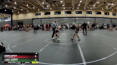 88 lbs Round 2 (4 Team) - Aiden Garcia, Rough House vs Casey Karnes, Hanover Hawkeye