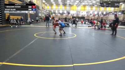 120 lbs Champ. Round 2 - Benjamin Rosen, Big Game Wrestling Club vs Wyatt Blair, High Altitude Wrestling Club