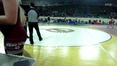 123 lbs Round Of 16 - Peyton Reaves, Perry Girls Wrestling Club vs Addysen Thrash, ANADARKO