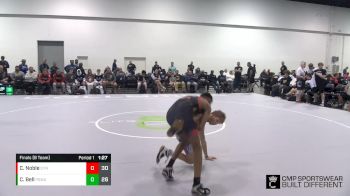 100 lbs Finals (8 Team) - Caleb Noble, Dynasty vs Case Bell, POWA