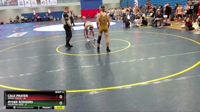 144 lbs Round 3 (4 Team) - Ryder Rodgers, Mountain View vs Cale Prater, Social Circle