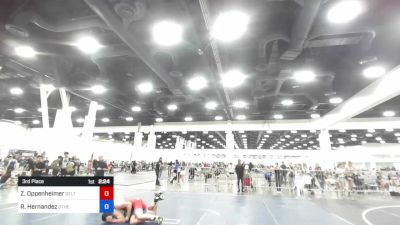 78 lbs 3rd Place - Zach Oppenheimer, Delta Wrestling Club vs Rene Hernandez, Other Team