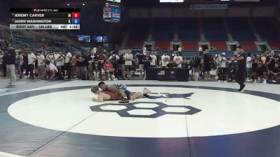 126 lbs 7th Place Match - Jeremy Carver, Indiana vs Jaden Washington, Illinois