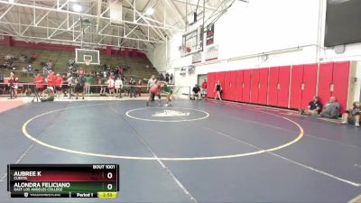 148 lbs Round 1 - Aubree K, Cuesta vs Alondra Feliciano, East Los Angeles College