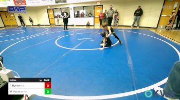 52 lbs Rr Rnd 3 - Tiana Byrne, Miami Takedown Club vs Walker Yount, Prairie Grove Youth Wrestling