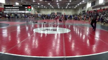 120 lbs Round 1 - Sawyer Viebrock, St. Croix Falls vs Isabelle Mauritz, Pursuit Wrestling Minnesota