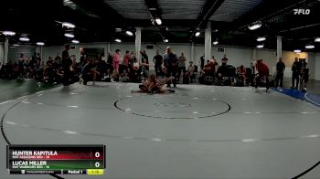 110 lbs Placement (4 Team) - Lucas Miller, Mat Warriors Red vs Hunter Kapitula, Mat Assassins Red