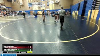 120lbs Cons. Round 2 - Kristine Brigance, Battle Ground (Girls) vs Naomi Dawit, Kennedy Catholic (Girls)