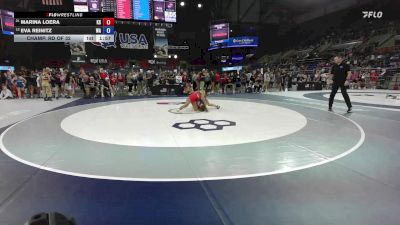 110 lbs Champ. Rd Of 32 - Marina Loera, KS vs Eva Reinitz, WA