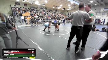 190 lbs Semifinal - Isabella Rendon, Cathedral City vs Larri Jeter, Mayfair