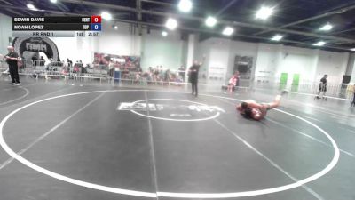 285 lbs Rr Rnd 1 - Edwin Davis, Central Hut vs Noah Lopez, Top Rank Hammers