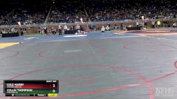 D4-138 lbs Semifinal - Cole Marry, Hudson Area HS vs Collin Thompson, Concord HS