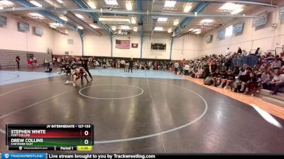 127-133 lbs Round 3 - Drew Collins, Cheyenne East vs Stephen White, Fort Collins