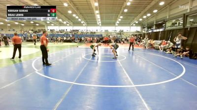 160 lbs 3rd Place - Keegan Goeas, HI vs Beau Lewis, VA