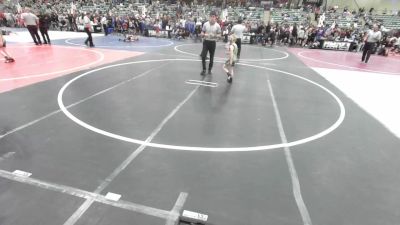 52 lbs Round Of 16 - Hudson Anderson, Roseburg Mat Club vs Luke Humphreys, Greenwave Youth WC