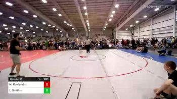 120 lbs Round Of 16 - Matthew Rowland, NC vs Landon Smith, AK