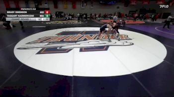 165 lbs Champ. Round 1 - Brady Swenson, Augsburg vs Taggart Kazmierczak, Wheaton