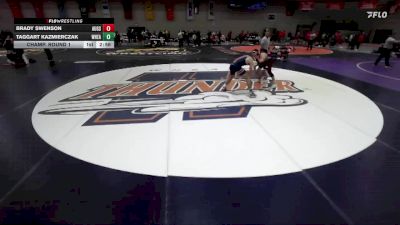 165 lbs Champ. Round 1 - Brady Swenson, Augsburg vs Taggart Kazmierczak, Wheaton