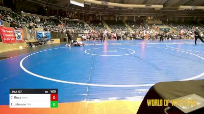 125 lbs Final - Chloe Ross, Mayo Quanchi Judo And Wrestling vs Taya Johnson, Fox Valley Elite