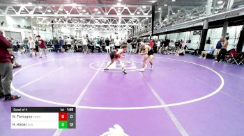 122 lbs Consi Of 4 - Nicholas Fortugno, Empire Wrestling Academy Black vs Hayden Haber, Kraken