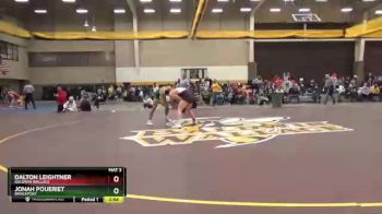 165 lbs Quarterfinal - Dalton Leightner, Baldwin Wallace vs Jonah Poueriet, Brockport